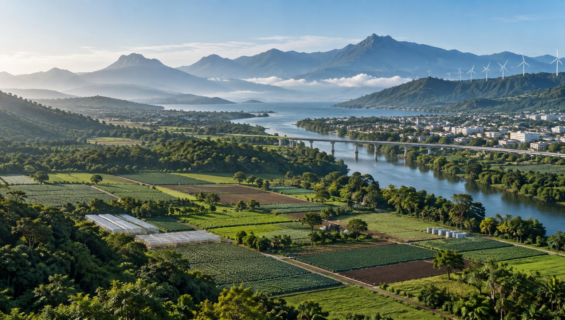 Agriculture, forest, water, and community infrastructure across a living landscape